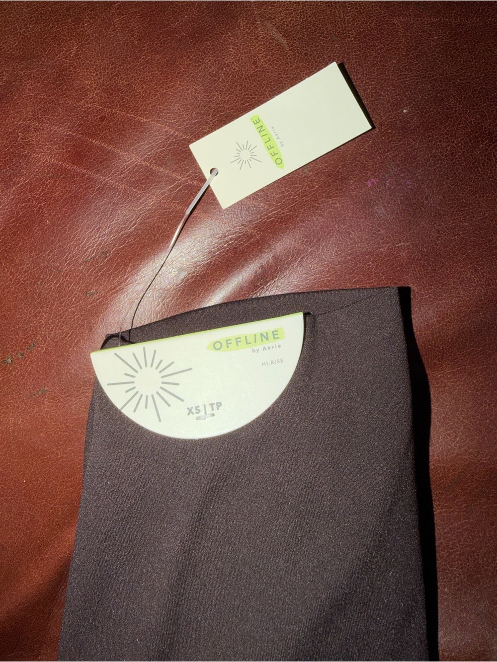 OFFLINE by Aerie Black High-Rise XS/TP Leggings flair